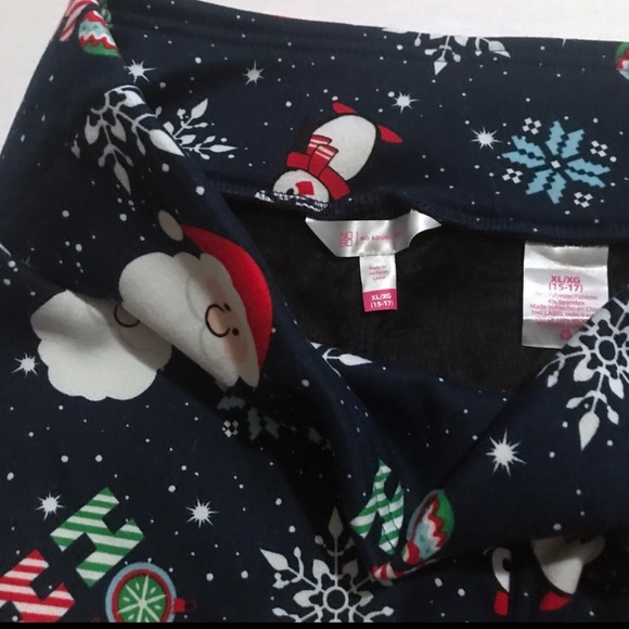 Christmas Fleece XL (15-17) Pajama Bottoms - Picture 3 of 9
